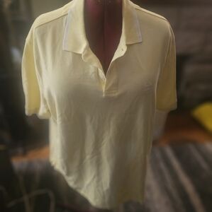 Banana Republic Soft Yellow Button Down Shirt